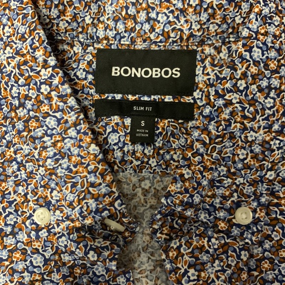 Bonobos Other - NWOT Bonobos Slim Fit Printed Button Down